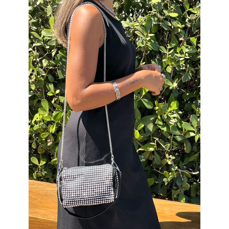BOLSA BRILHO PRATA - MULTI ALÇA